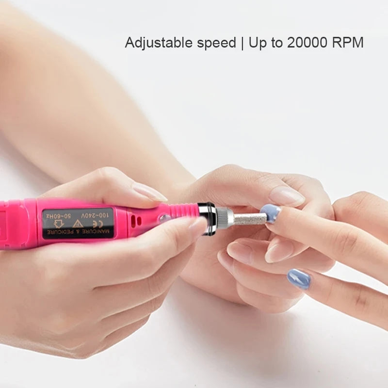 Gel Nail Kit with UV Lamp, Electric Nail Drill & Manicure Tools
