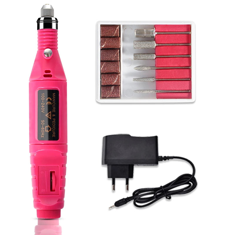 Gel Nail Kit with UV Lamp, Electric Nail Drill & Manicure Tools