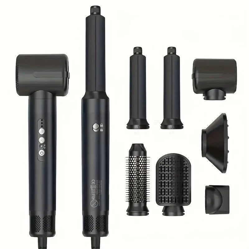 7-in-1 Brushless Hair Dryer with Diffuser, Ionic Curler & Hot Air Brush