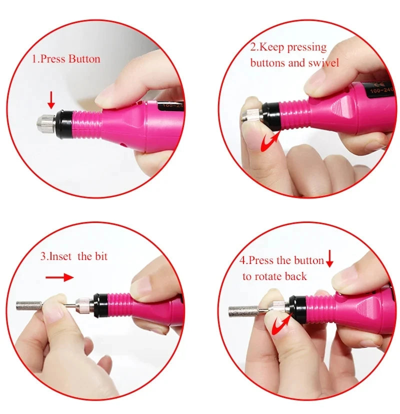 Gel Nail Kit with UV Lamp, Electric Nail Drill & Manicure Tools