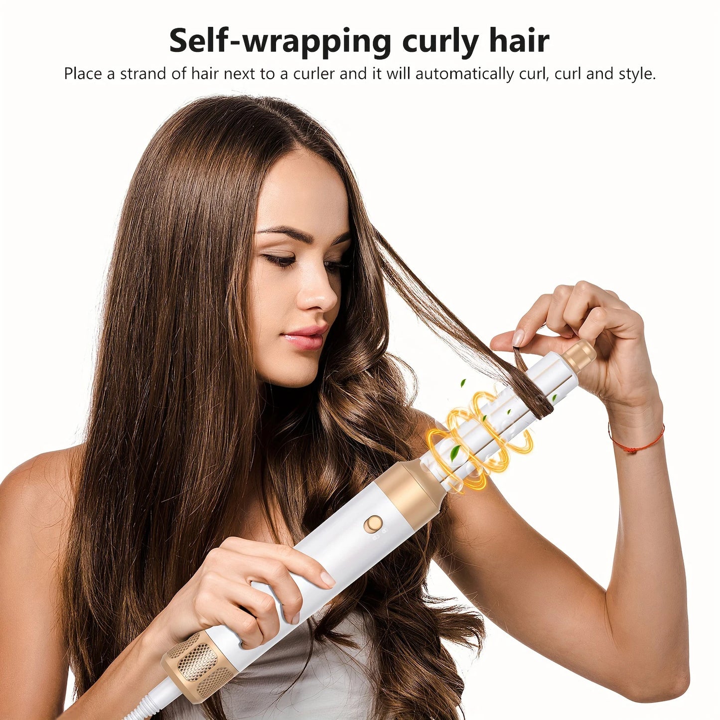 7-in-1 Brushless Hair Dryer with Diffuser, Ionic Curler & Hot Air Brush