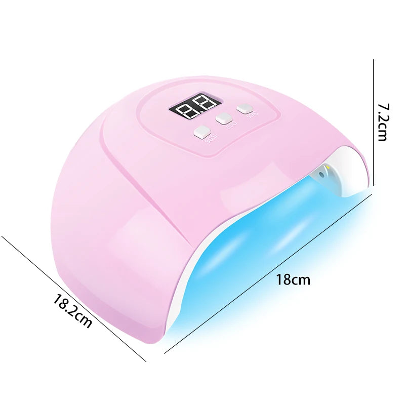Gel Nail Kit with UV Lamp, Electric Nail Drill & Manicure Tools