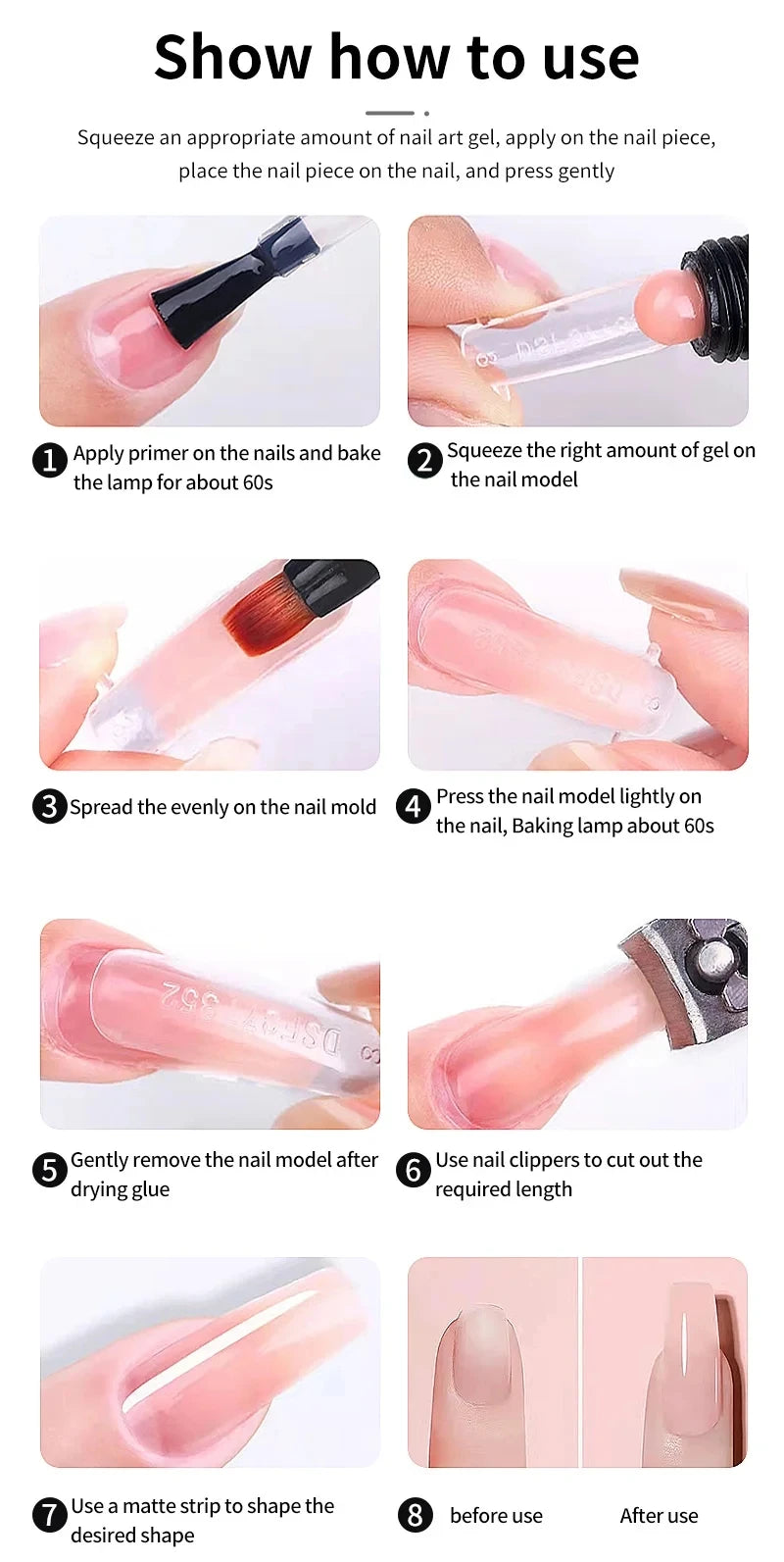 Gel Nail Kit with UV Lamp, Electric Nail Drill & Manicure Tools